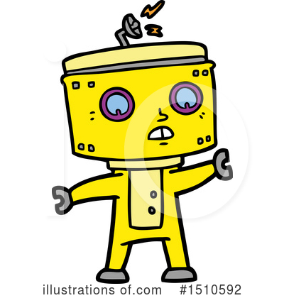 Royalty-Free (RF) Robot Clipart Illustration by lineartestpilot - Stock Sample #1510592