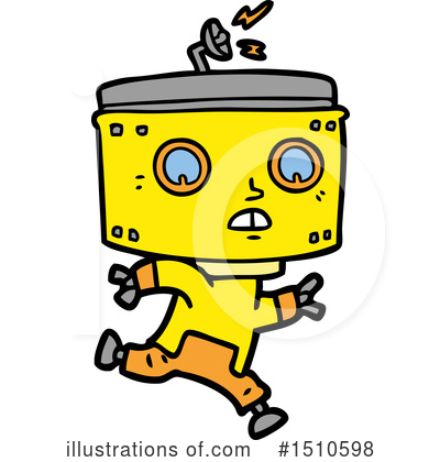 Royalty-Free (RF) Robot Clipart Illustration by lineartestpilot - Stock Sample #1510598