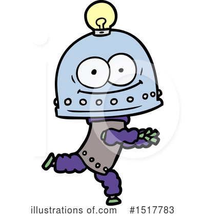 Royalty-Free (RF) Robot Clipart Illustration by lineartestpilot - Stock Sample #1517783