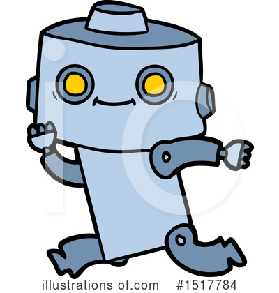Royalty-Free (RF) Robot Clipart Illustration by lineartestpilot - Stock Sample #1517784