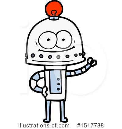 Royalty-Free (RF) Robot Clipart Illustration by lineartestpilot - Stock Sample #1517788