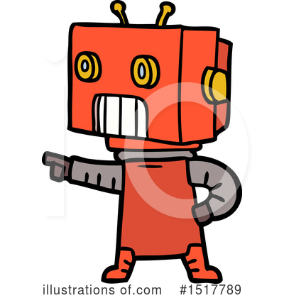 Royalty-Free (RF) Robot Clipart Illustration by lineartestpilot - Stock Sample #1517789