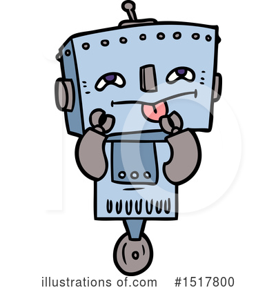 Royalty-Free (RF) Robot Clipart Illustration by lineartestpilot - Stock Sample #1517800