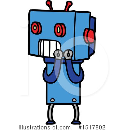 Royalty-Free (RF) Robot Clipart Illustration by lineartestpilot - Stock Sample #1517802