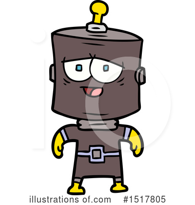 Royalty-Free (RF) Robot Clipart Illustration by lineartestpilot - Stock Sample #1517805