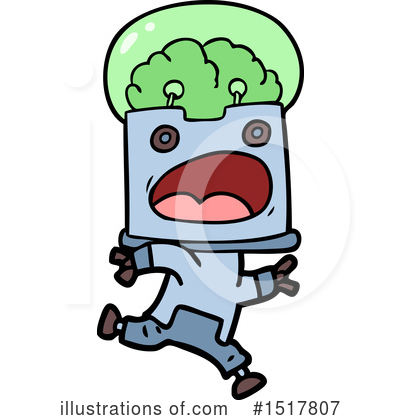 Royalty-Free (RF) Robot Clipart Illustration by lineartestpilot - Stock Sample #1517807