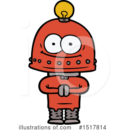Royalty-Free (RF) Robot Clipart Illustration by lineartestpilot - Stock Sample #1517814