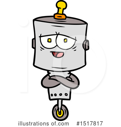 Royalty-Free (RF) Robot Clipart Illustration by lineartestpilot - Stock Sample #1517817