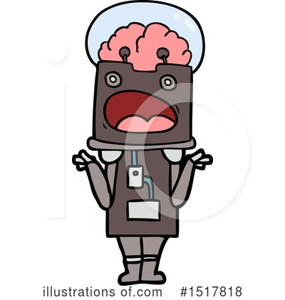 Royalty-Free (RF) Robot Clipart Illustration by lineartestpilot - Stock Sample #1517818