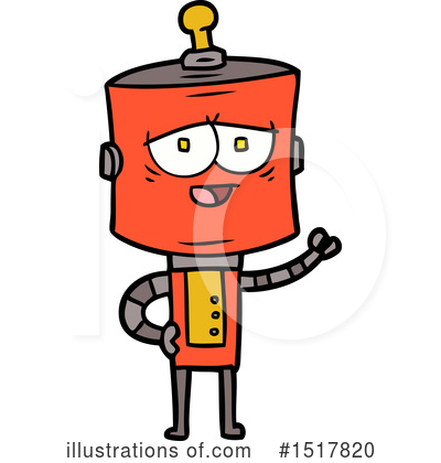 Royalty-Free (RF) Robot Clipart Illustration by lineartestpilot - Stock Sample #1517820