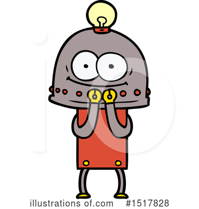 Royalty-Free (RF) Robot Clipart Illustration by lineartestpilot - Stock Sample #1517828