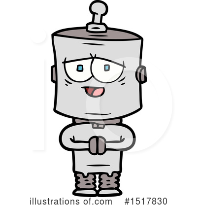 Royalty-Free (RF) Robot Clipart Illustration by lineartestpilot - Stock Sample #1517830