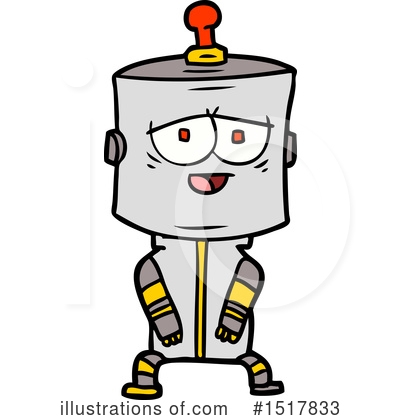 Royalty-Free (RF) Robot Clipart Illustration by lineartestpilot - Stock Sample #1517833