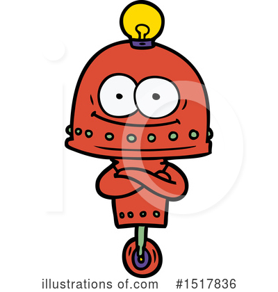 Royalty-Free (RF) Robot Clipart Illustration by lineartestpilot - Stock Sample #1517836