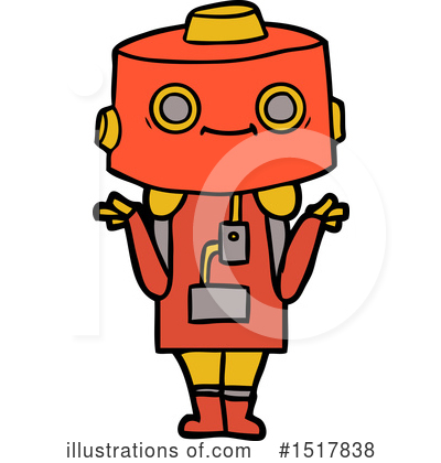 Royalty-Free (RF) Robot Clipart Illustration by lineartestpilot - Stock Sample #1517838
