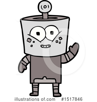 Royalty-Free (RF) Robot Clipart Illustration by lineartestpilot - Stock Sample #1517846