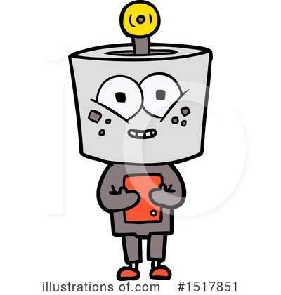 Royalty-Free (RF) Robot Clipart Illustration by lineartestpilot - Stock Sample #1517851