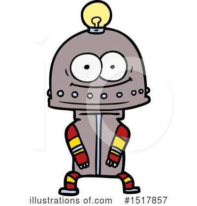 Royalty-Free (RF) Robot Clipart Illustration by lineartestpilot - Stock Sample #1517857