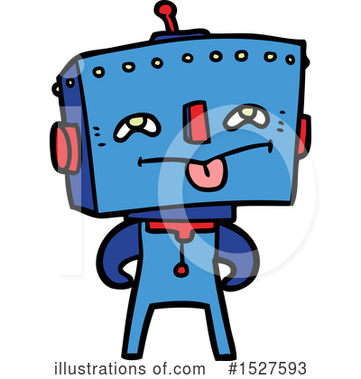Royalty-Free (RF) Robot Clipart Illustration by lineartestpilot - Stock Sample #1527593