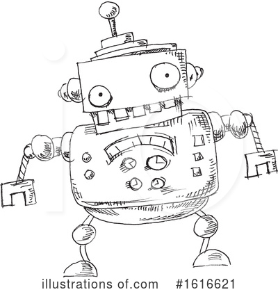 Robot Clipart #1616621 by yayayoyo