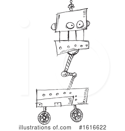Royalty-Free (RF) Robot Clipart Illustration by yayayoyo - Stock Sample #1616622
