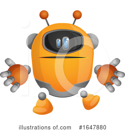 Royalty-Free (RF) Robot Clipart Illustration by Morphart Creations - Stock Sample #1647880