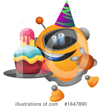 Royalty-Free (RF) Robot Clipart Illustration by Morphart Creations - Stock Sample #1647890