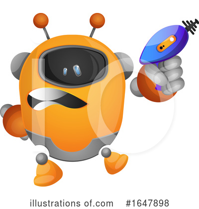 Royalty-Free (RF) Robot Clipart Illustration by Morphart Creations - Stock Sample #1647898