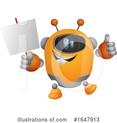 Royalty-Free (RF) Robot Clipart Illustration by Morphart Creations - Stock Sample #1647913