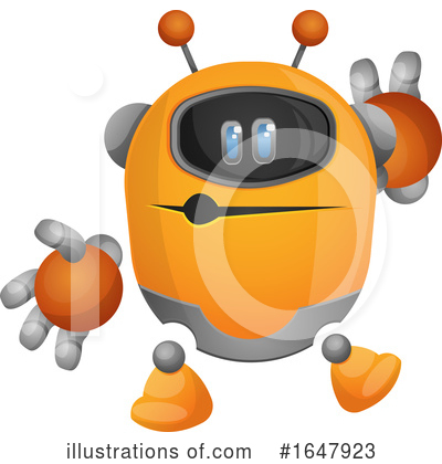 Royalty-Free (RF) Robot Clipart Illustration by Morphart Creations - Stock Sample #1647923