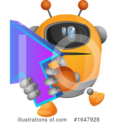Royalty-Free (RF) Robot Clipart Illustration by Morphart Creations - Stock Sample #1647928