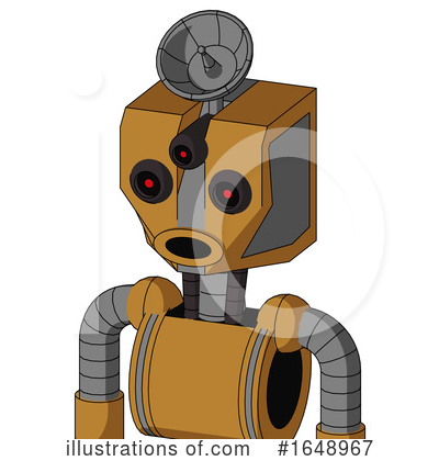 Royalty-Free (RF) Robot Clipart Illustration by Leo Blanchette - Stock Sample #1648967