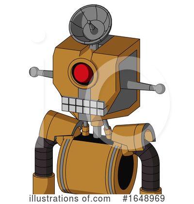 Royalty-Free (RF) Robot Clipart Illustration by Leo Blanchette - Stock Sample #1648969