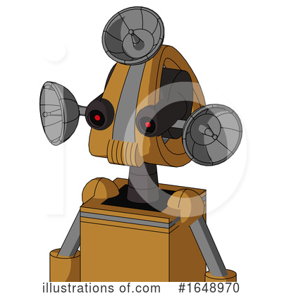 Royalty-Free (RF) Robot Clipart Illustration by Leo Blanchette - Stock Sample #1648970
