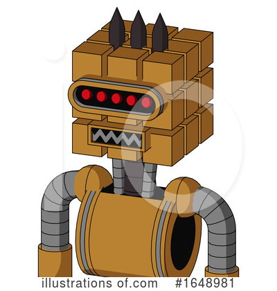 Royalty-Free (RF) Robot Clipart Illustration by Leo Blanchette - Stock Sample #1648981