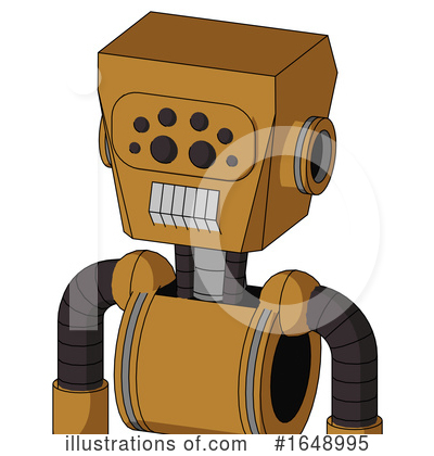 Royalty-Free (RF) Robot Clipart Illustration by Leo Blanchette - Stock Sample #1648995