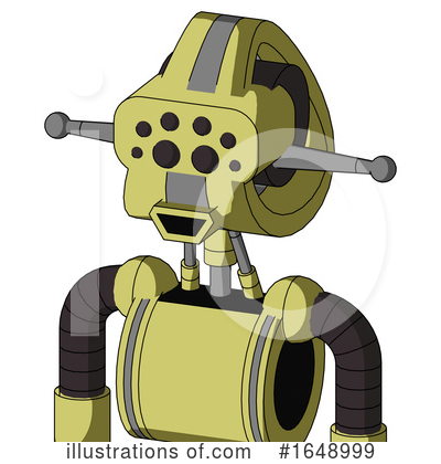 Royalty-Free (RF) Robot Clipart Illustration by Leo Blanchette - Stock Sample #1648999
