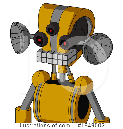 Royalty-Free (RF) Robot Clipart Illustration by Leo Blanchette - Stock Sample #1649002