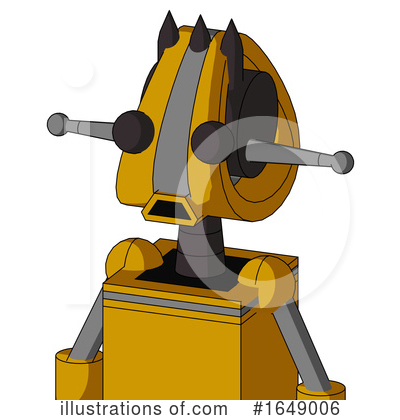Royalty-Free (RF) Robot Clipart Illustration by Leo Blanchette - Stock Sample #1649006