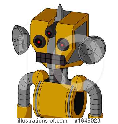 Royalty-Free (RF) Robot Clipart Illustration by Leo Blanchette - Stock Sample #1649023