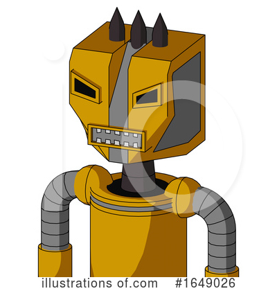 Royalty-Free (RF) Robot Clipart Illustration by Leo Blanchette - Stock Sample #1649026