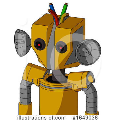 Royalty-Free (RF) Robot Clipart Illustration by Leo Blanchette - Stock Sample #1649036