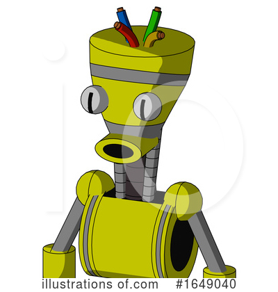 Royalty-Free (RF) Robot Clipart Illustration by Leo Blanchette - Stock Sample #1649040