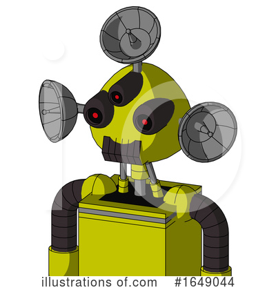 Royalty-Free (RF) Robot Clipart Illustration by Leo Blanchette - Stock Sample #1649044