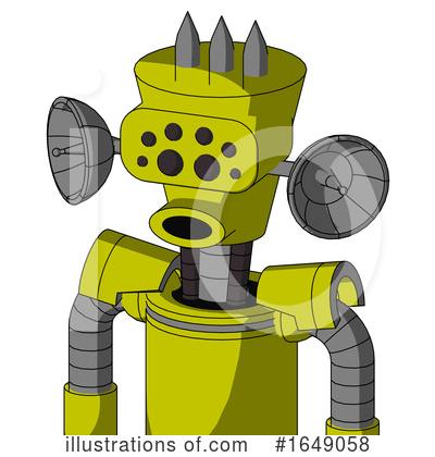 Royalty-Free (RF) Robot Clipart Illustration by Leo Blanchette - Stock Sample #1649058