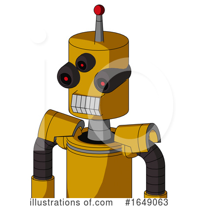 Royalty-Free (RF) Robot Clipart Illustration by Leo Blanchette - Stock Sample #1649063