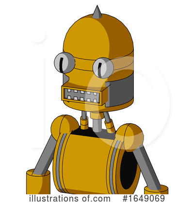 Royalty-Free (RF) Robot Clipart Illustration by Leo Blanchette - Stock Sample #1649069