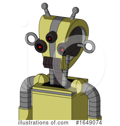 Royalty-Free (RF) Robot Clipart Illustration by Leo Blanchette - Stock Sample #1649074