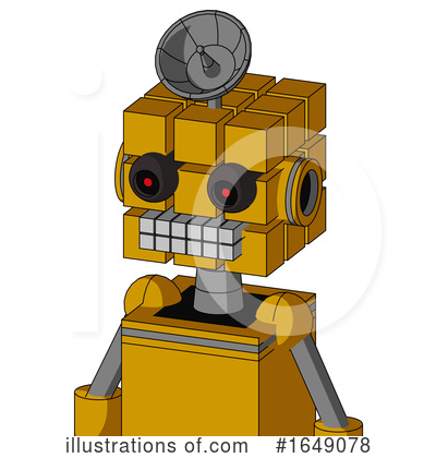 Royalty-Free (RF) Robot Clipart Illustration by Leo Blanchette - Stock Sample #1649078