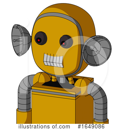Royalty-Free (RF) Robot Clipart Illustration by Leo Blanchette - Stock Sample #1649086